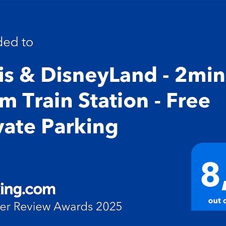 Paris & Disneyland - 2Min From Train Station - Free Private Parking Villiers-sur-Marne Esterno foto