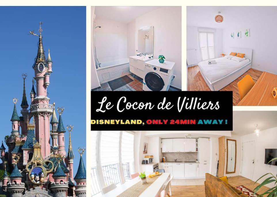 Paris & Disneyland - 2Min From Train Station - Free Private Parking Villiers-sur-Marne Esterno foto