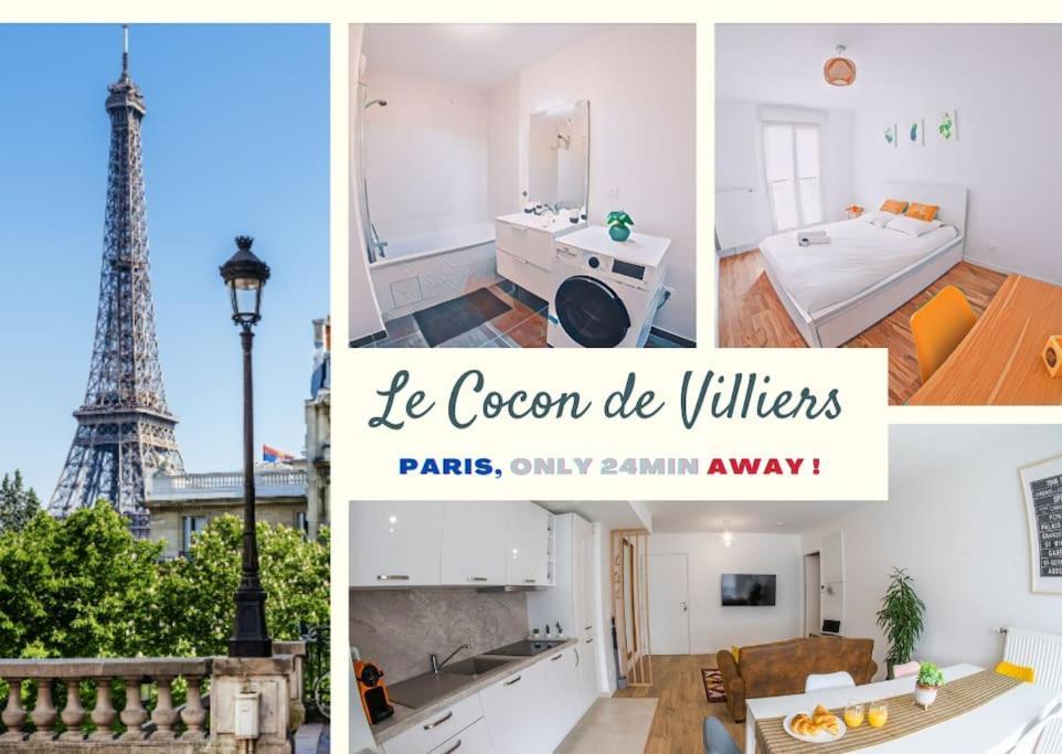Paris & Disneyland - 2Min From Train Station - Free Private Parking Villiers-sur-Marne Esterno foto